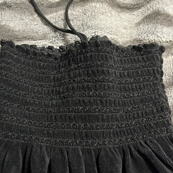 NWOT Vintage 90’s Juicy Couture Smocked Terrycloth coverup M - Picture 3 of 3